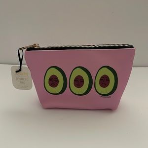 Studio Oh! Pink Avocadoze Cosmetics Bag NWT